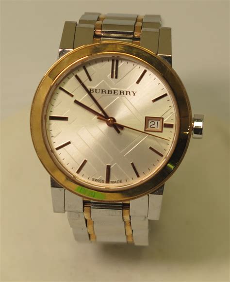 Burberry Swiss Made Sapphire Crystal Watch .